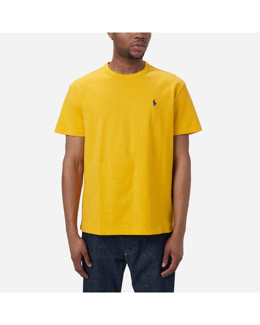 Polo Ralph Lauren Cotton Heavyweight T-shirt in Yellow/Yellow (Yellow ...