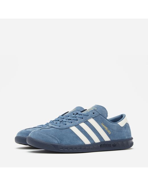 adidas Hamburg Sneakers in Blue for Men | Lyst