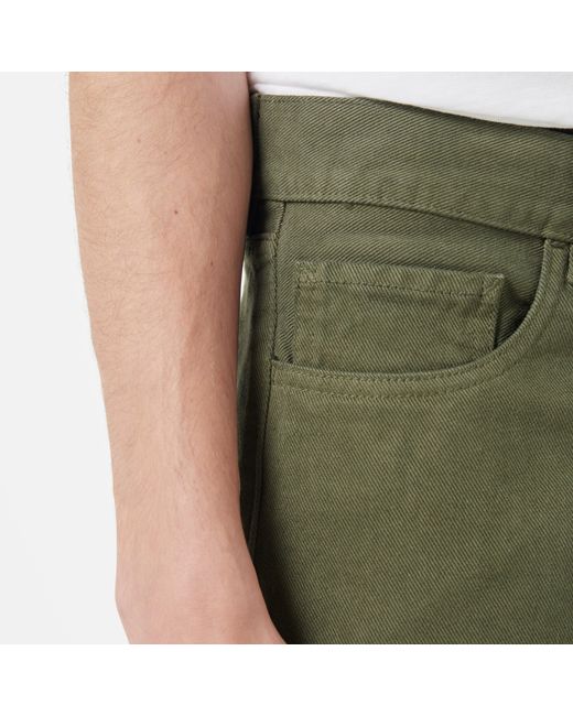 YMC Papa Organic Twill Jean in Green 