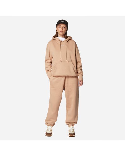 nike mini swoosh oversized sweatpants