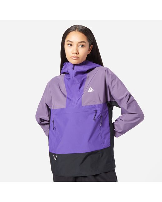 Nike Acg Nrg Cascade Jacket Women's in Purple | Lyst Canada