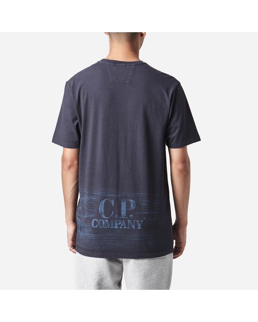 C.P. Company Metropolis Back Print T-shirt in Navy (Blue) for Men - Lyst