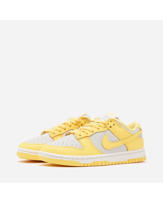 womens dunk low yellow
