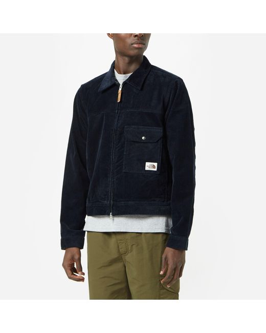The North Face Corduroy Trucker Jacket in Navy (Blue) for Men - Lyst