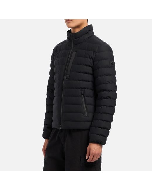 Moose Knuckles Black Laki Quilted Nylon Jacket for men