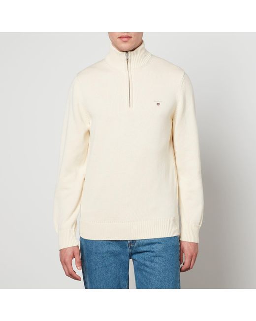 GANT Casual Cotton Half Zip Jumper in 