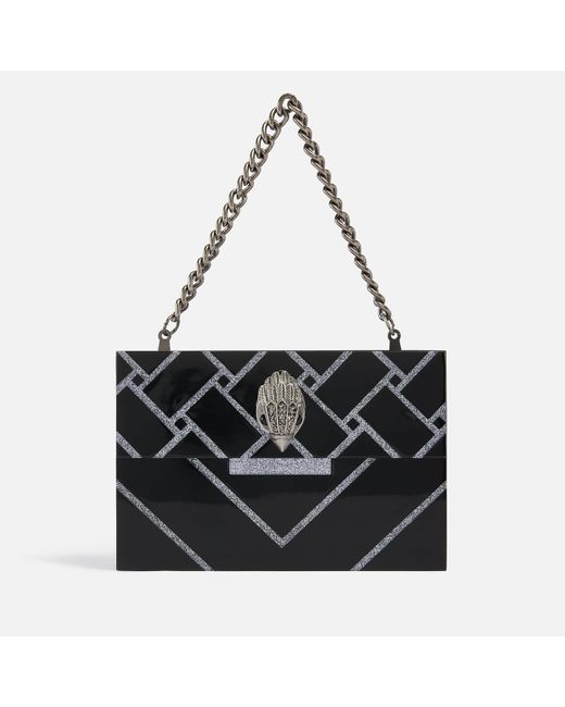 Kurt Geiger Kensington Acrylic Clutch Bag in Black Lyst