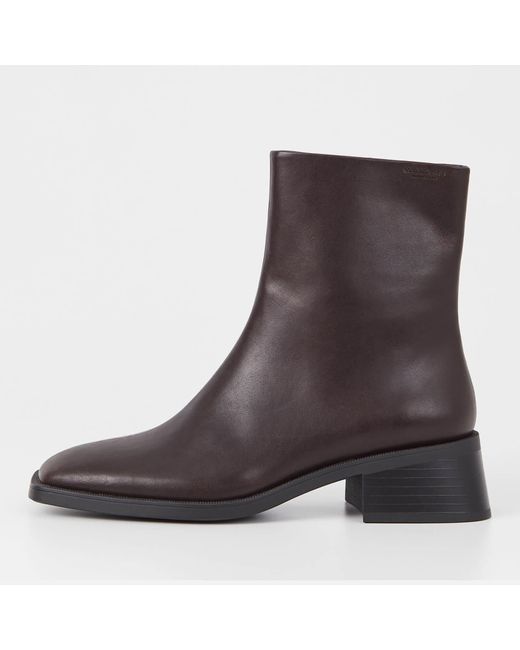 Vagabond Brown Blanca Leather Ankle Boots