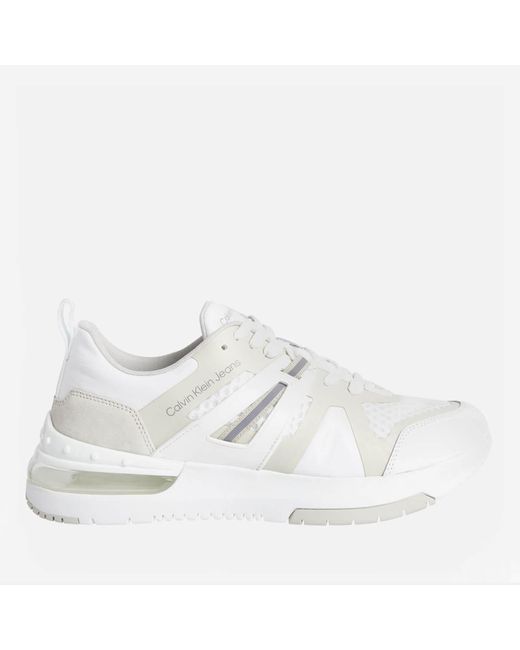 Calvin Klein White New Sporty Comfair 2 Running Style Trainers for men