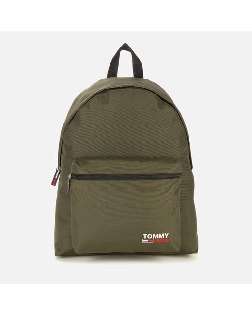 tommy hilfiger green backpack