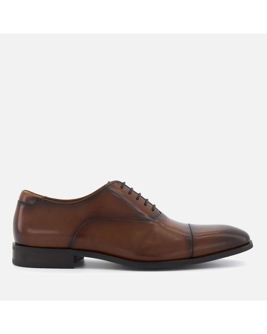 Dune Brown Secrecy Leather Formal Shoes for men