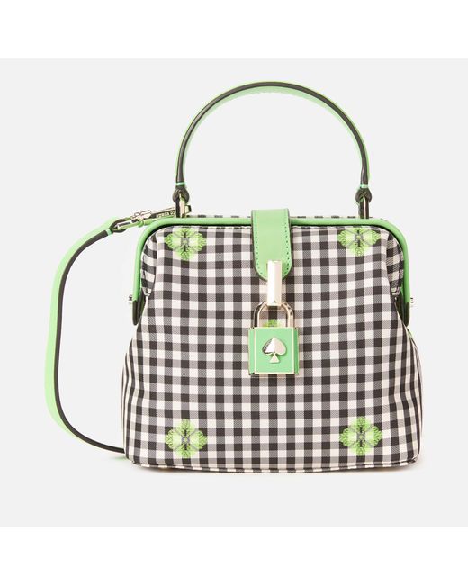 Kate Spade Remedy Gingham Small Top Handle Bag Lyst Canada
