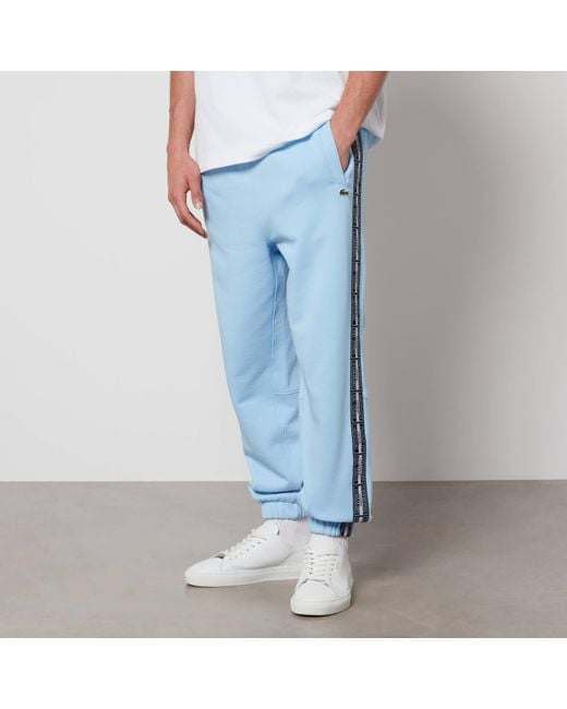 Lacoste Blue Neo Heritage Cotton-jersey Track Pants for men