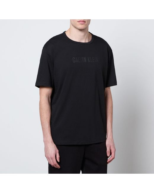 Calvin Klein Black Intense Power Lounge Cotton-jersey T-shirt for men