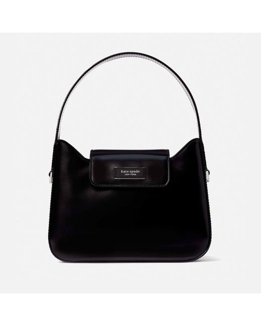 Kate Spade Black Sam Icon Mini Leather Hobo Bag