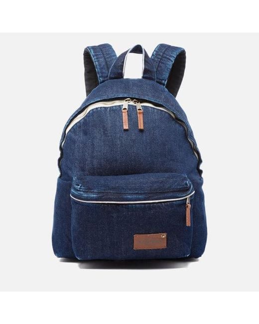 Eastpak Blue Padded Pak'r Kuroki Denim Limited Edition Backpack
