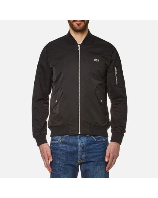 Ma1 Bomber Jacket in Black for Men 