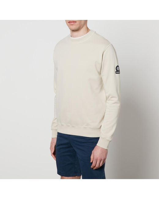 Sandbanks White Badge Logo-appliquéd Organic Cotton-blend Sweatshirt for men
