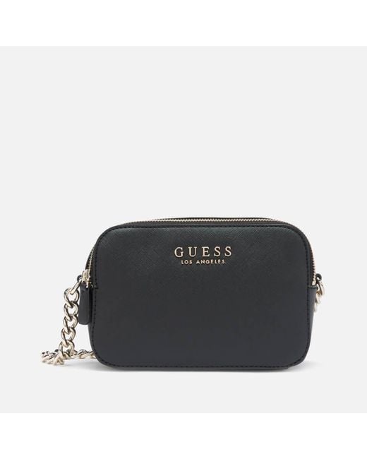 Guess Robyn Cross Body Camera Bag in Black Lyst Canada