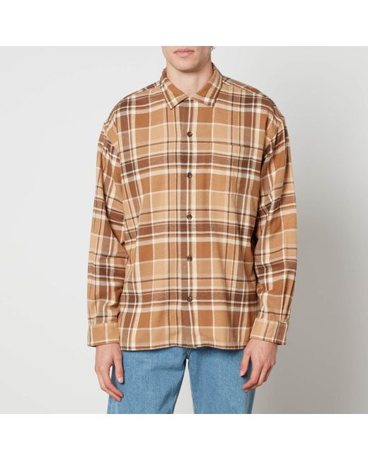 Polo Ralph Lauren Brown Plaid Brushed Cotton Shirt for men