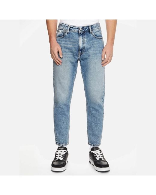 Calvin Klein Dad Jeans in Blue for Men | Lyst