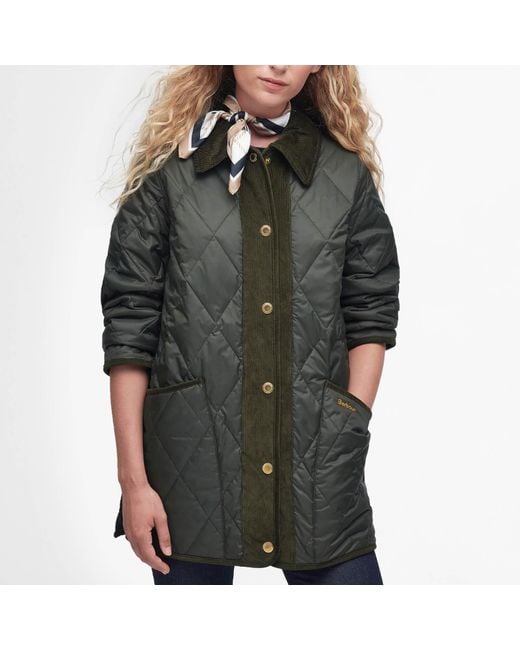 Barbour Green Highcliffe Quilted Jacket