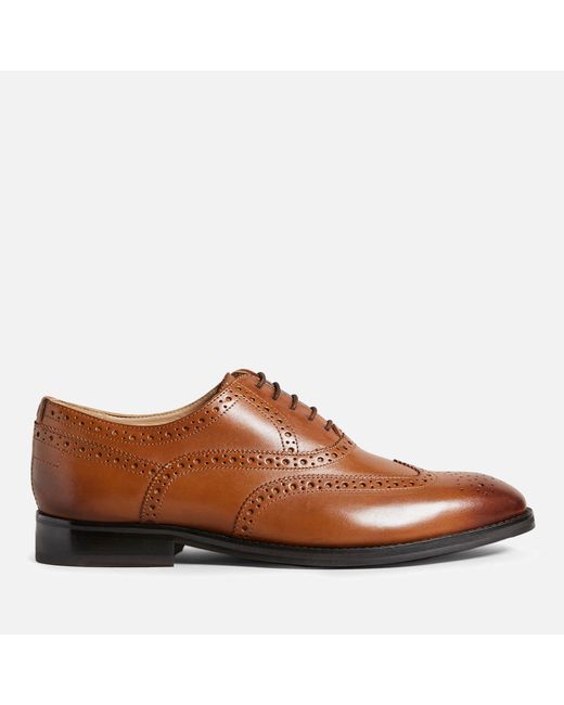 Ted Baker Amaiss Leather Brogues in Brown for Men | Lyst