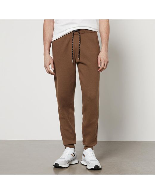 Boss Natural Pondrio Cotton And Wool-blend Sweatpants for men