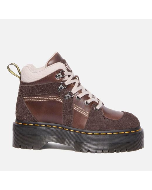 Dr. Martens Brown Zuma Leather Hiking Style Boots