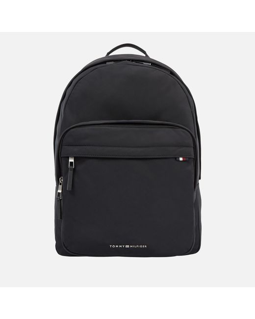 Tommy Hilfiger Black Signature Backpack for men