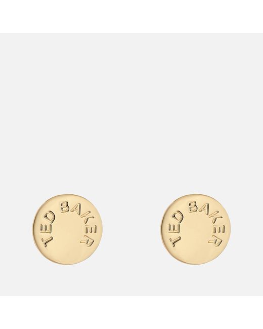 Ted baker online button earrings