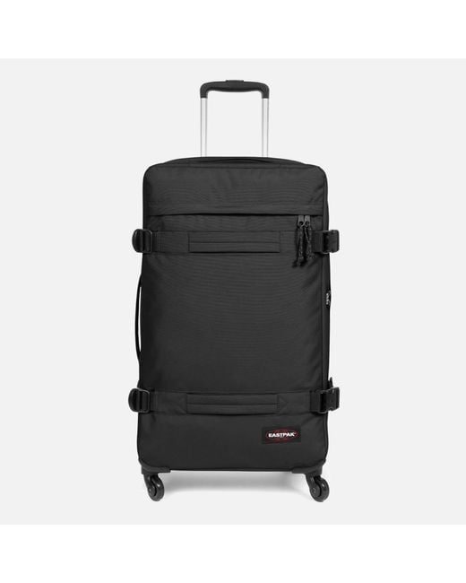 Eastpak Black Transit'r 4 Large Nylon Suitcase for men