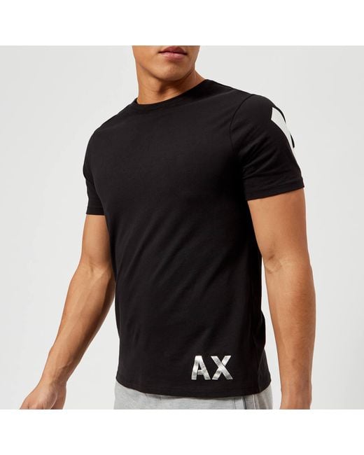 Armani Exchange Black Back Logo T-shirt for men
