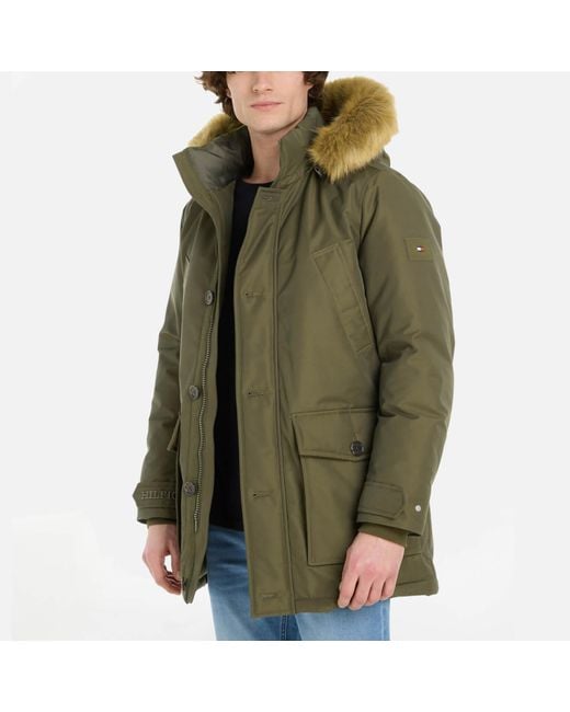 Tommy Hilfiger Rockie Down Shell Parka Jacket in Green for Men | Lyst Canada