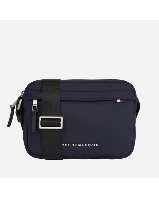 Tommy Hilfiger Blue Signature Recycled Shell Camera Bag for men