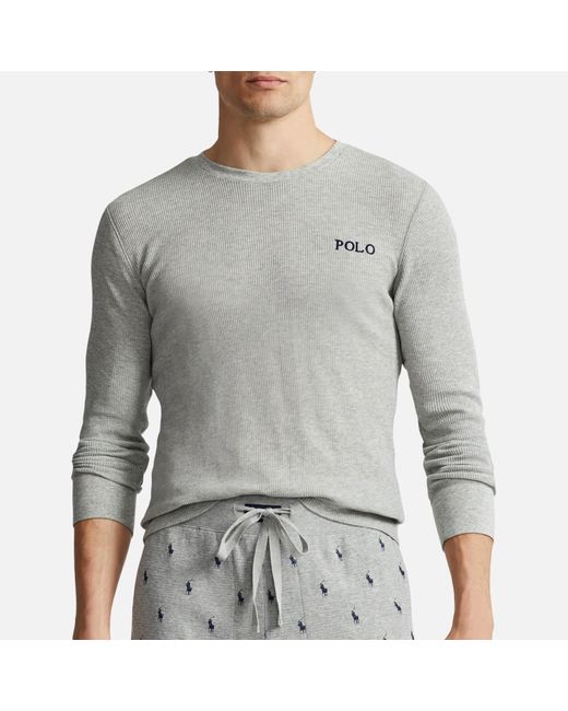 Polo Ralph Lauren Nachthemd aus Waffelpiqué in Gray für Herren