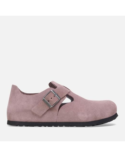 Birkenstock Pink London Suede Shoes