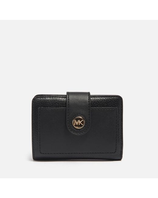 MICHAEL Michael Kors Black Michael Kors Mk Charm Leather Wallet