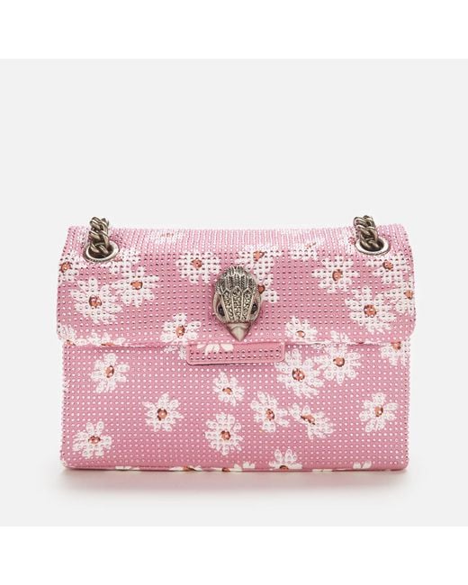 Kurt Geiger Pink Mini Kensington Daisy Bag