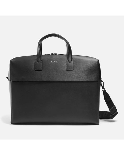 Paul Smith Leather Shoulder Bag in Black for Men | Lyst