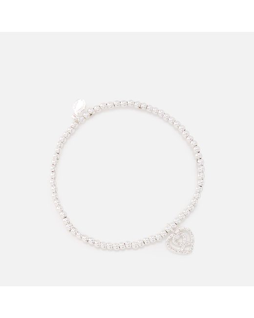 Joma Jewellery White A Little Day To Remember Silver-tone Bracelet