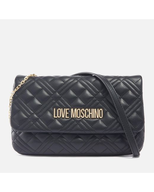 Love Moschino Multicolor Borsa Quilted Faux Leather Crossbody Bag