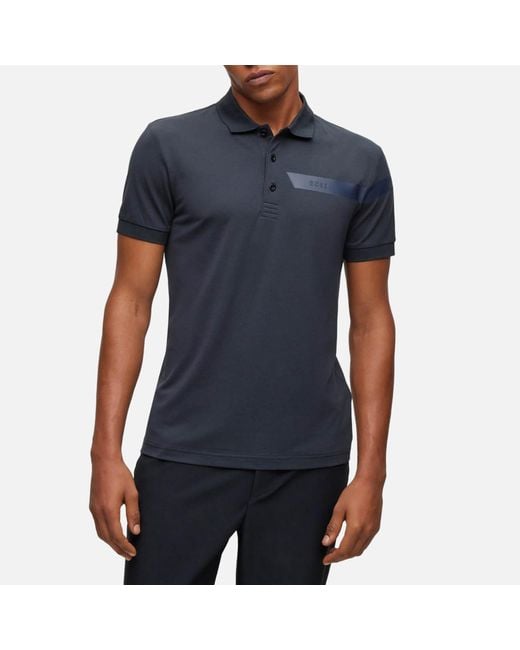 Boss Blue Paule Cotton-blend Polo Shirt for men