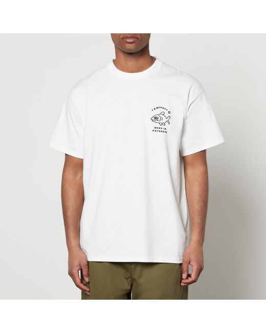 Carhartt White Icons Cotton-jersey T-shirt for men
