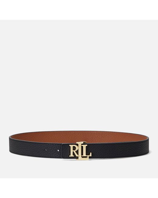 Lauren by Ralph Lauren Black Reversible 30 Medium Belt