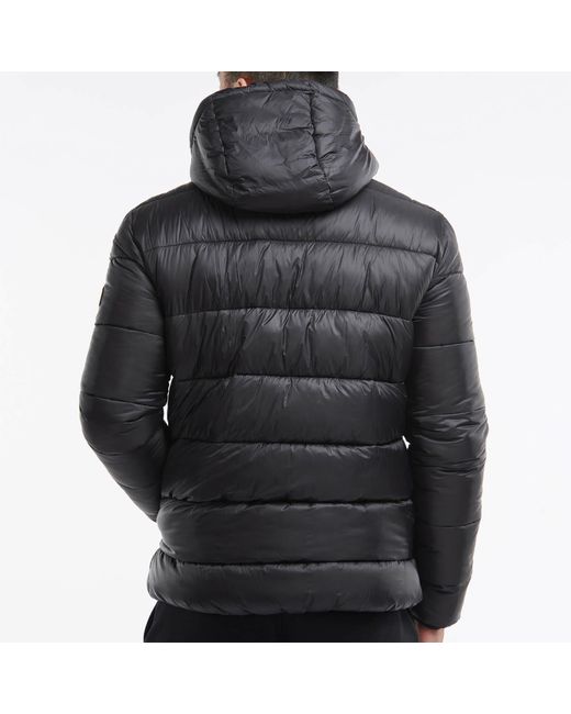 Barbour Black Bobber Quilt Jacket for men