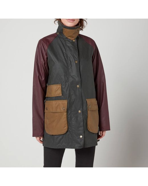 Barbour Luss Wax Jacket in Green Lyst Australia
