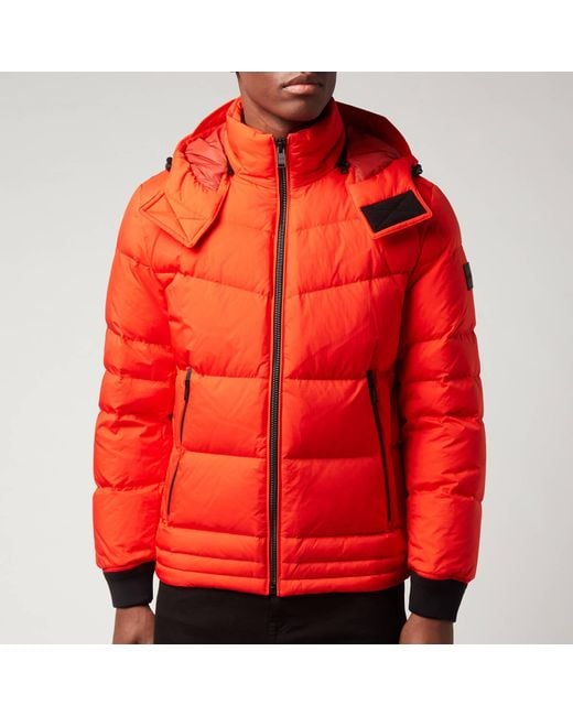BOSS by HUGO BOSS Casual Out Jacket in Orange for Men | Lyst