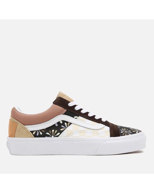 Vans Canvas Divine Patchwork Old Skool Trainers | Lyst