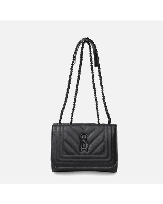 Steve Madden Bcala Quilted Faux Leather Crossbody Bag in Black Lyst
